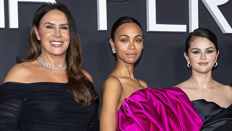 Karla Sofía Gascón, Zoe Saldaña und Selena Gomez (v.l.n.r.): die Stars aus "Emilia Pérez". Karla Sofía Gascón, Zoe Saldaña und Selena Gomez (v.l.n.r.): die Stars aus "Emilia Pérez".