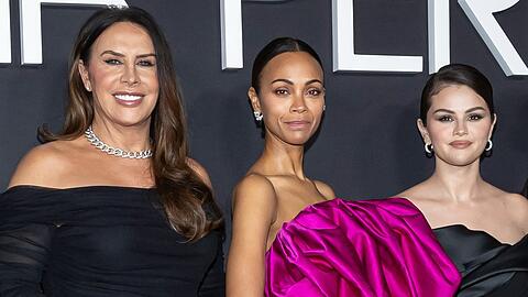 Karla Sofía Gascón, Zoe Saldaña und Selena Gomez (v.l.n.r.): die Stars aus "Emilia Pérez".