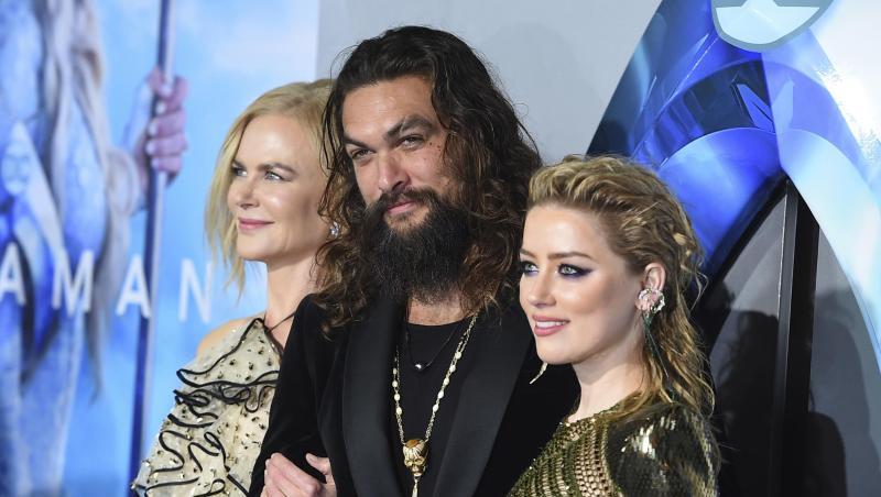 Nicole Kidman (l-r), Jason Momoa und Amber Heard bei der Premiere von "Aquaman" in Hollywood. Nicole Kidman (l-r), Jason Momoa und Amber Heard bei der Premiere von "Aquaman" in Hollywood.