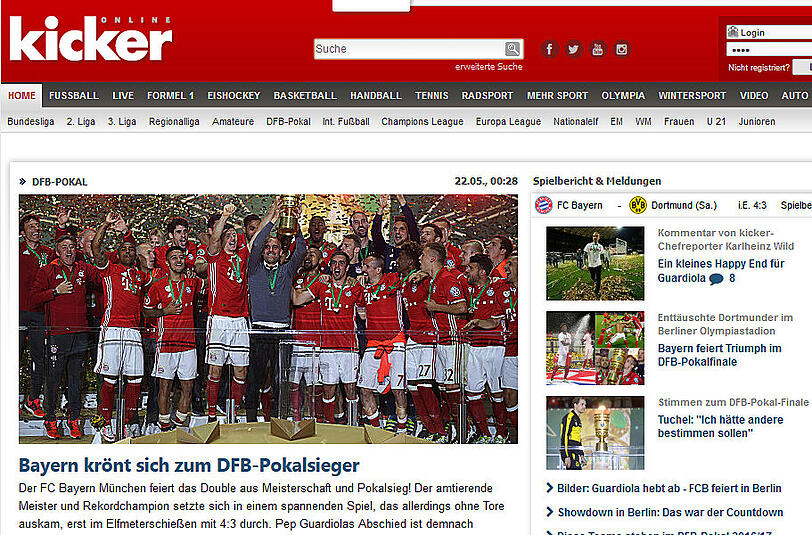 Eine nüchterne Finalanalyse des Kicker.