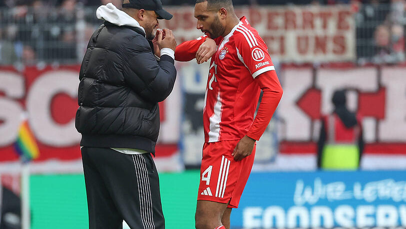 Vertrauensverhältnis: Tah und Trainer Vincent Kompany (l.). Vertrauensverhältnis: Tah und Trainer Vincent Kompany (l.).
