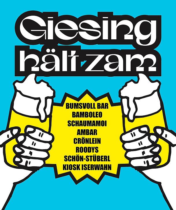 Unter dem Motto "Giesing hält zam" laden am 18. Juli die Boazn des Viertels zum gemütlichen Beisammensein, um dem Mutterverein beim Neuanfang zu helfen. Unter dem Motto "Giesing hält zam" laden am 18. Juli die Boazn des Viertels zum gemütlichen Beisammensein, um dem Mutterverein beim Neuanfang zu helfen.