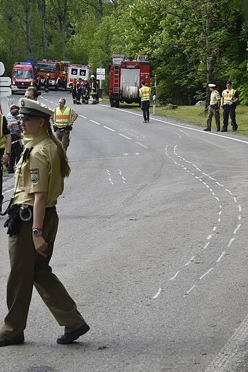 Weitere Bilder vom Unfall bei der Oldtimer-Rally