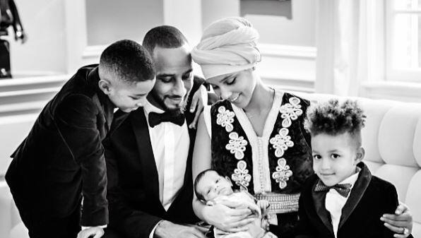 Alicia Keys mit ihrer Familie Alicia Keys mit ihrer Familie