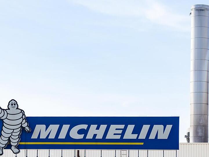 Blick auf das Michelin-Werk in Bamberg. Foto: Nicolas Armer/dpa
