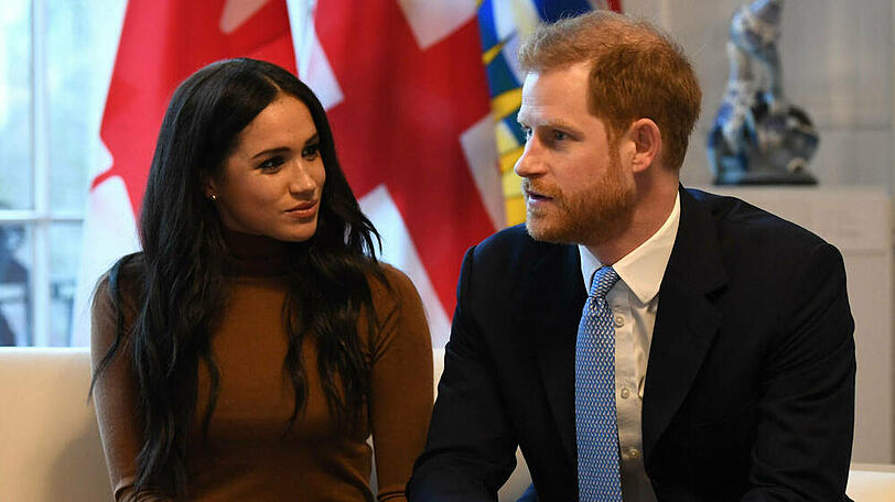 Prinz Harry und Herzogin Meghan bei einem Auftritt in London