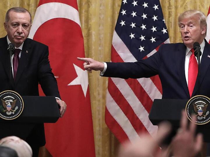 US-Präsident Donald Trump hat den türkischen Präsidenten Recep Tayyip Erdogan im Weißen Haus empfangen.