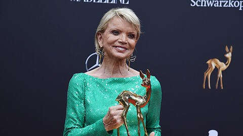 Schauspielerin Uschi Glas 2019 mit dem Ehren-Bambi.