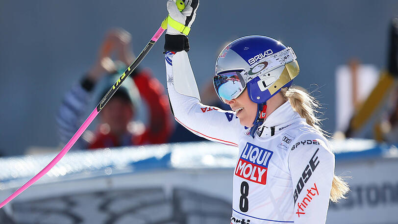 Bei ihrem letzten Rennen in Cortina am Sonntag, den 21.1.2019, schied Lindsey Vonn aus.