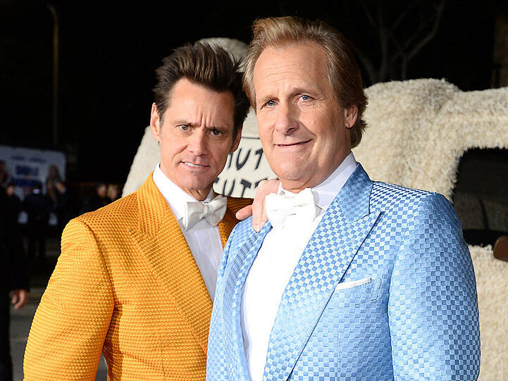 20 Jahre älter und noch dümmer: Jim Carrey (li.) und Jeff Daniels