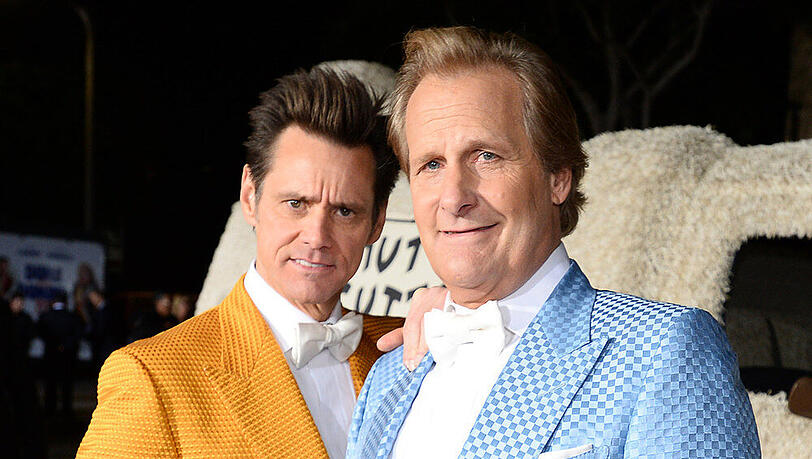 20 Jahre älter und noch dümmer: Jim Carrey (li.) und Jeff Daniels 20 Jahre älter und noch dümmer: Jim Carrey (li.) und Jeff Daniels