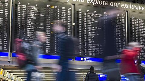 Deutschlands größter Flughafen in Frankfurt am Main verzeichnet sinkende Passagierzahlen.