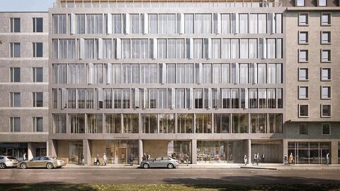Offenheit und Klarheit sollen das neue Bürohaus charakterisieren: das geplante Lumen Munich in der Sonnenstraße 23.