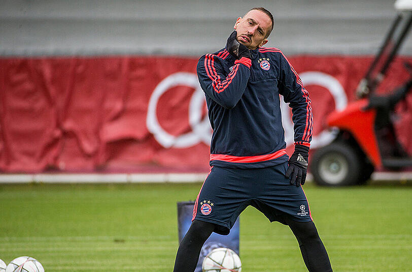 Franck Ribéry: Wird er bis zum Rückspiel gegen Atlético Madrid fit?