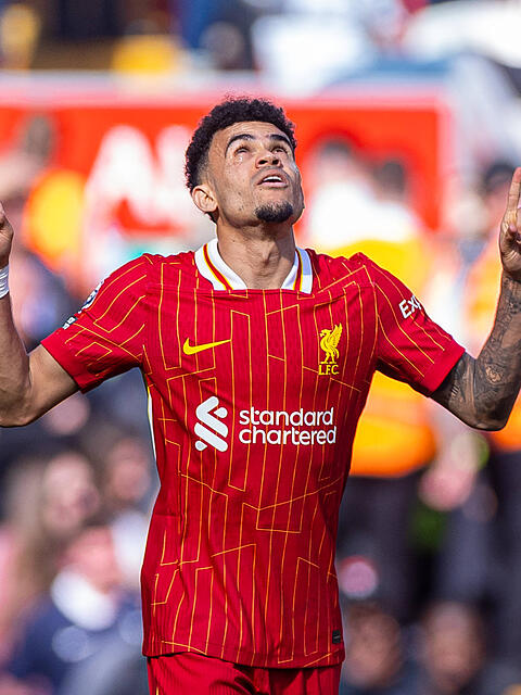 Auf dem Wunschzettel des FC Bayern: Liverpools Luis Diaz.
