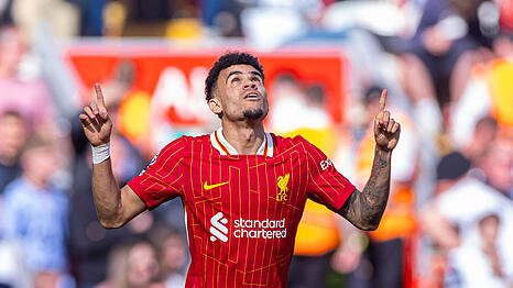 Auf dem Wunschzettel des FC Bayern: Liverpools Luis Diaz.