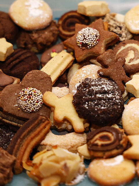 Weihnachtspl&auml;tzchen lassen sich nach den Festtagen noch sehr gut weiterverwerten.