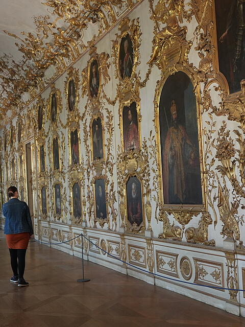 Die Ahnengalerie in der Residenz: Kurf&uuml;rst Max Emanuel ist hier auch zu finden.