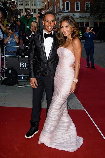 Formel-1 Pilot Lewis Hamilton mit seiner On-and Off-Freundin Nicole Scherzinger.