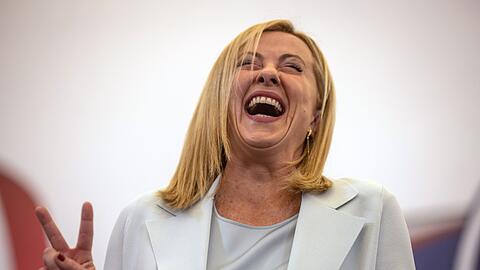 Im Wahlkampf vor knapp vier Jahren gab sich Meloni radikal. (Archivbild) Im Wahlkampf vor knapp vier Jahren gab sich Meloni radikal. (Archivbild)