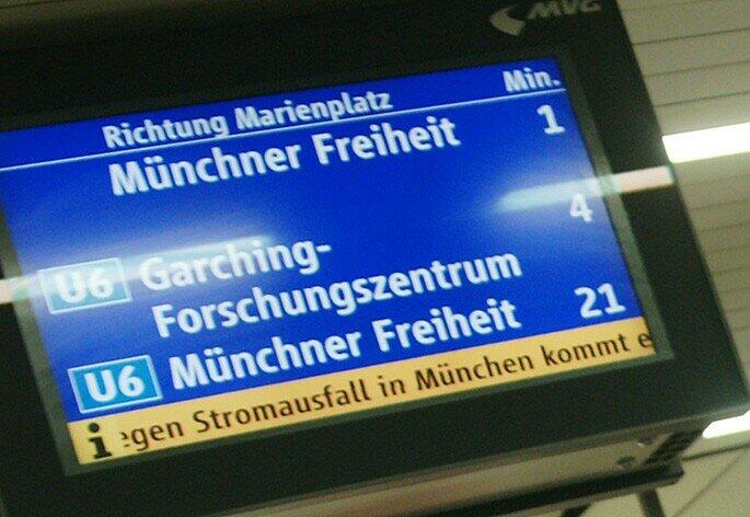 Stromausfall in München: Die Stadt war am Donnerstagmorgen weitestgehend lahmgelegt.