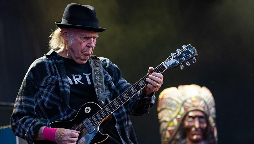 Neil Young auf Europatour. Neil Young auf Europatour.