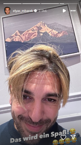 Elyas M'Barek ist jetzt blond. Elyas M'Barek ist jetzt blond.