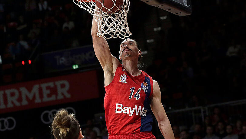 Bester Bayern-Werfer gegen Ulm: Nihad Djedovic mit 16 Punkten. Bester Bayern-Werfer gegen Ulm: Nihad Djedovic mit 16 Punkten.