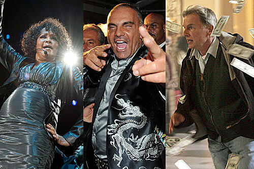 Whitney Houston, Christian Audigier und Mark Harmon