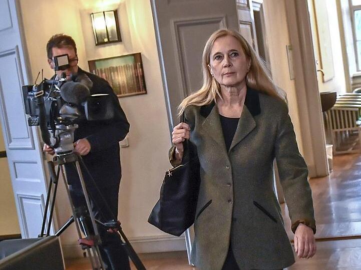 Katarina Frostenson, Mitglied der Schwedischen Akademie und Ehefrau des Franzosen Arnault, in Stockholm.