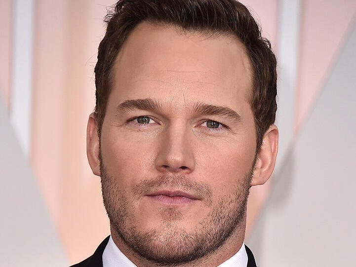 Chris Pratt, hier bei den diesjährigen Oscars, ist ein richtiger Scherzbold