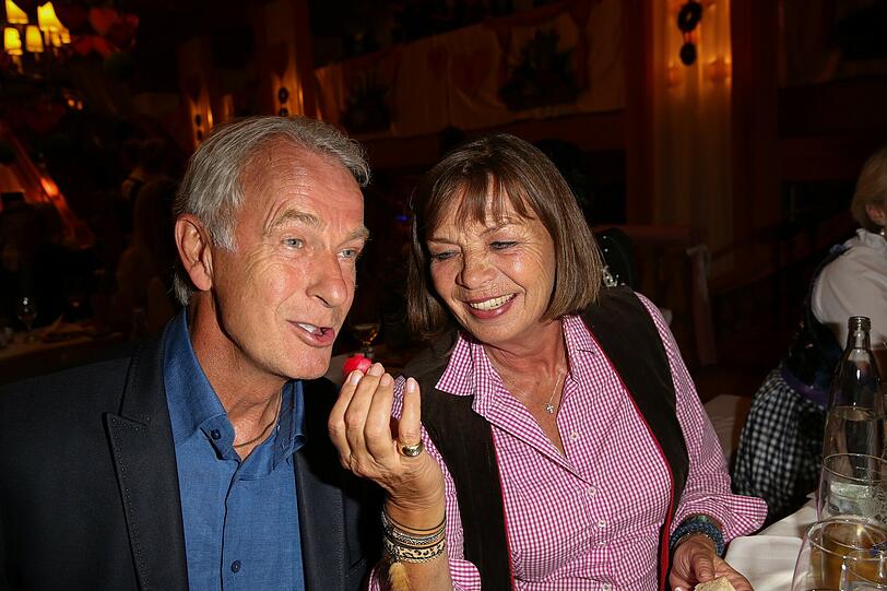 Rainer Bonhof mit Ehefrau Roswitha Mückner.