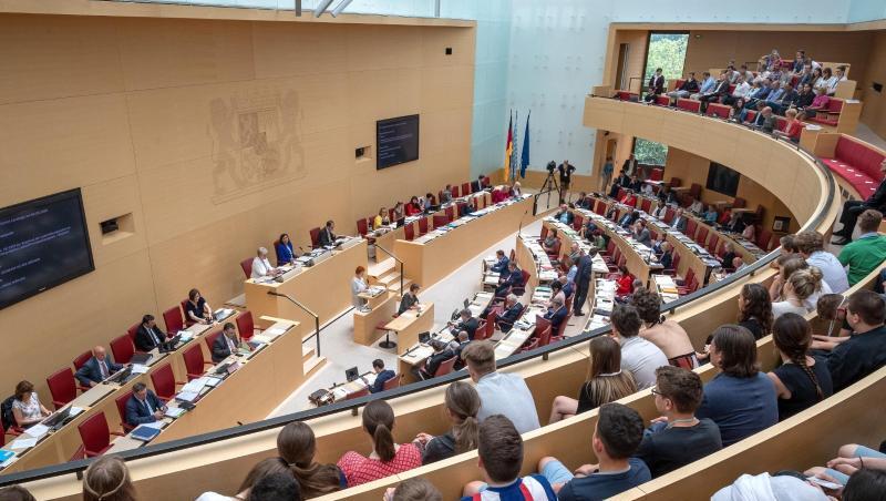 Der bayerische Landtag hält seine 21. Sitzung ab. Foto: Sina Schuldt Der bayerische Landtag hält seine 21. Sitzung ab. Foto: Sina Schuldt