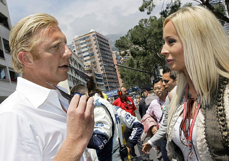 Boris Becker und Cora Schumacher.