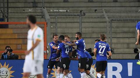 Arminia Bielefeld kann nach dem Sieg gegen Dynamo Dresden für die Bundesliga planen.