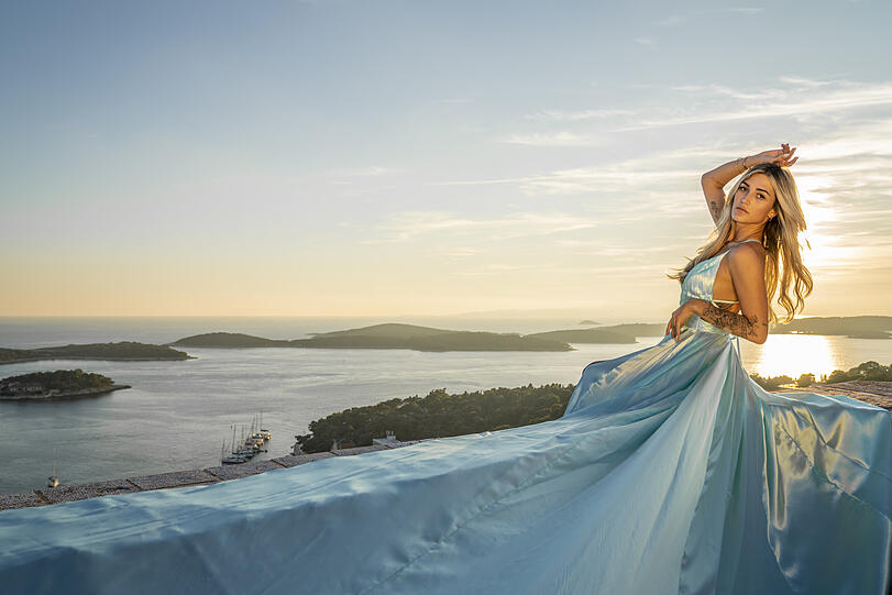 Shooting auf der Burg Hvar: Yara