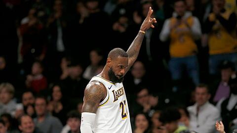 Der erfolgreichste Werfer in der Geschichte der NBA: LeBron James.
