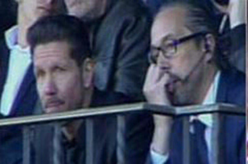 Heißsporn Diego Simeone droht wegen dieses Bildes neuer Ärger mit dem spanischen Verband.