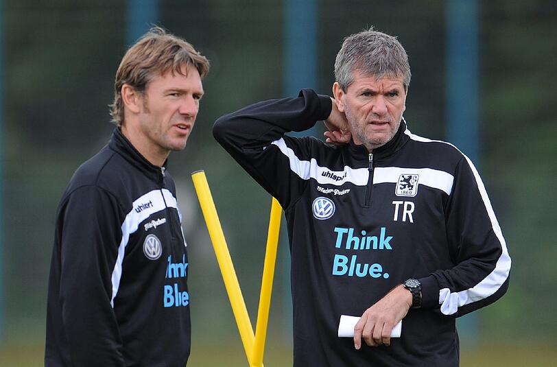 Das erste Training nach Funkel. Co-Trainer Markus von Ahlen (l.) soll die Mannschaft übergangsweise trainieren.