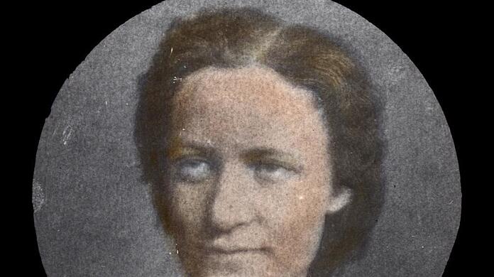 Ein Porträt von Adele Spitzeder aus dem Jahr 1870.