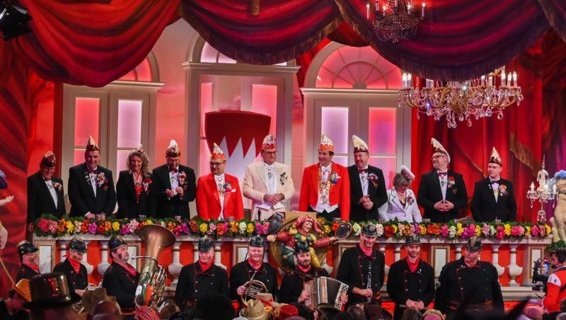 Generalprobe der Fernseh-Prunksitzung "Fastnacht in Franken". Foto: Nicolas Armer/dpa