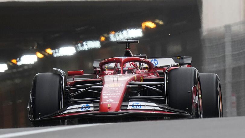 Ferrari-Pilot Charles Leclerc scheint mit dem neuen Ferrari-Boliden gut zurechtzukommen.
