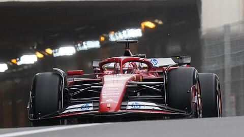 Ferrari-Pilot Charles Leclerc scheint mit dem neuen Ferrari-Boliden gut zurechtzukommen.
