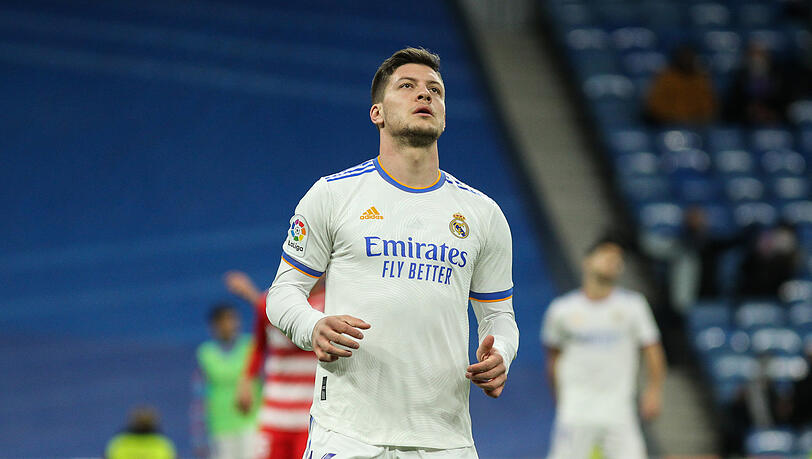 Luka Jovic von Real Madrid. Luka Jovic von Real Madrid.