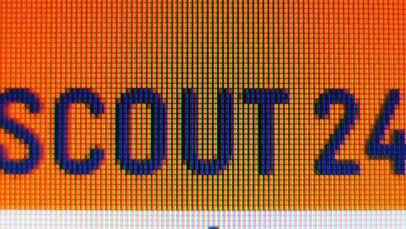 Das Logo des Online-Marktplatzbetreibers Scout24 auf einem Computerbildschirm. Foto: picture alliance / dpa/Symbolbild Das Logo des Online-Marktplatzbetreibers Scout24 auf einem Computerbildschirm. Foto: picture alliance / dpa/Symbolbild