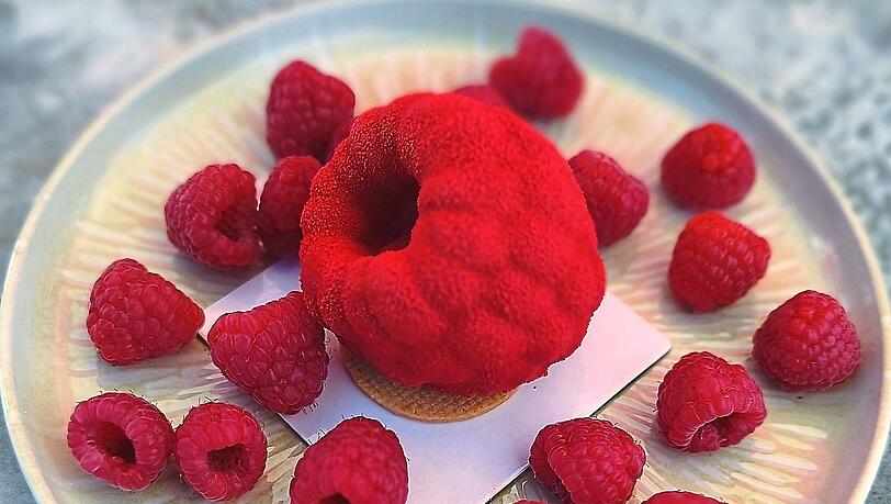 "La Framboise“ – diese Himbeere kostet im Süßwahn 10,90 Euro.