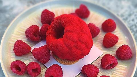 "La Framboise“ – diese Himbeere kostet im Süßwahn 10,90 Euro.