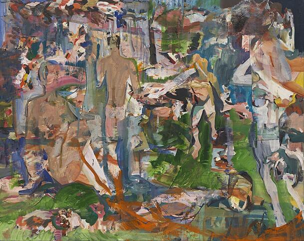 Wo sieht man noch Nackte in einem Park oder an einem See? Ein Freund verwies Cecily Brown auf den Englischen Garten - dort würde es noch Nudisten geben. Und so entstand dann 2018 "The Englischer Garten". Wo sieht man noch Nackte in einem Park oder an einem See? Ein Freund verwies Cecily Brown auf den Englischen Garten - dort würde es noch Nudisten geben. Und so entstand dann 2018 "The Englischer Garten".