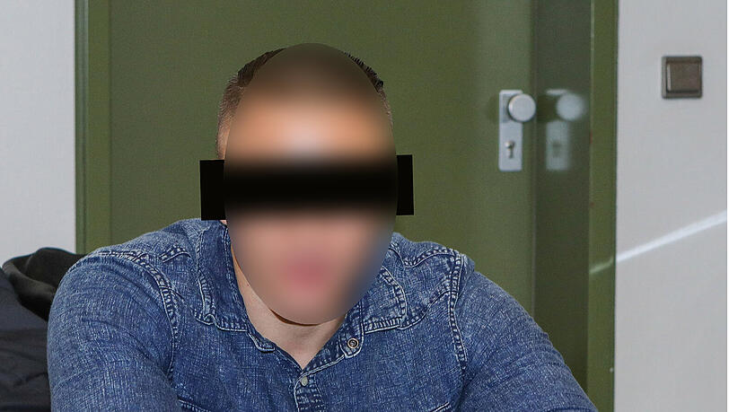 Der Angeklagte Mario B. vor Gericht.