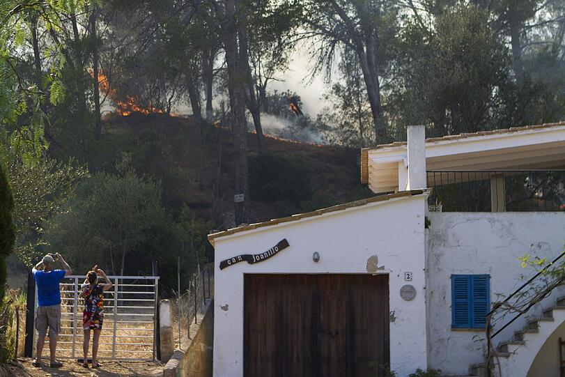 Waldbrand auf Mallorca - Bilder von der Ferieninsel